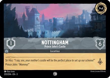 Nottingham - Prince John's Castle (203/204) [Into the Inklands] Cold Foil