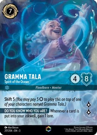 Gramma Tala - Spirit of the Ocean (Enchanted) (217/204) [Into the Inklands]