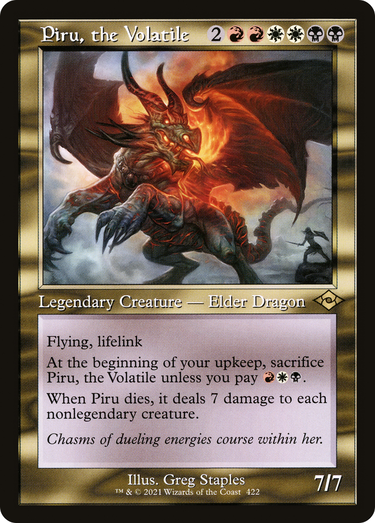 Piru, the Volatile (Retro) [Modern Horizons 2] Foil