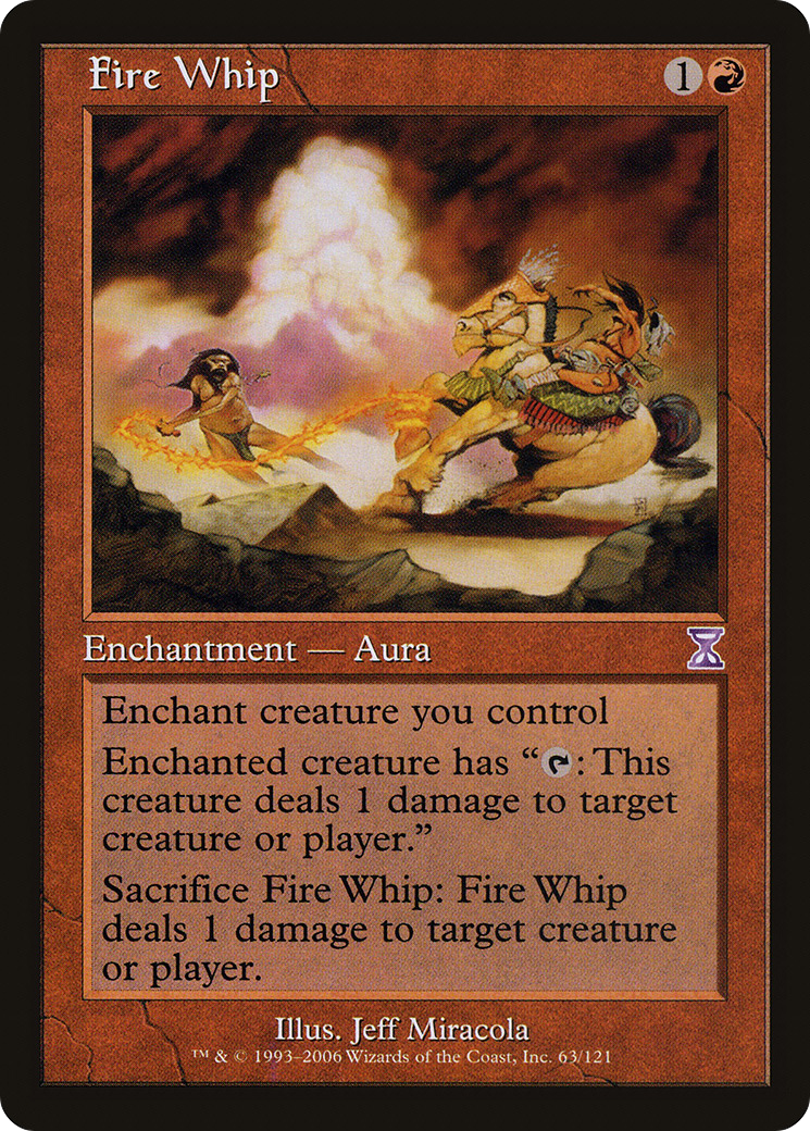 Fire Whip [Time Spiral Timeshifted] Foil