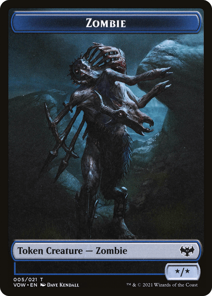 Zombie (TVOW-005) - Innistrad: Crimson Vow Tokens Foil