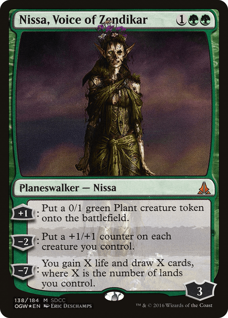 Nissa, Voice of Zendikar (PS16-138) - San Diego Comic-Con 2016 Foil
