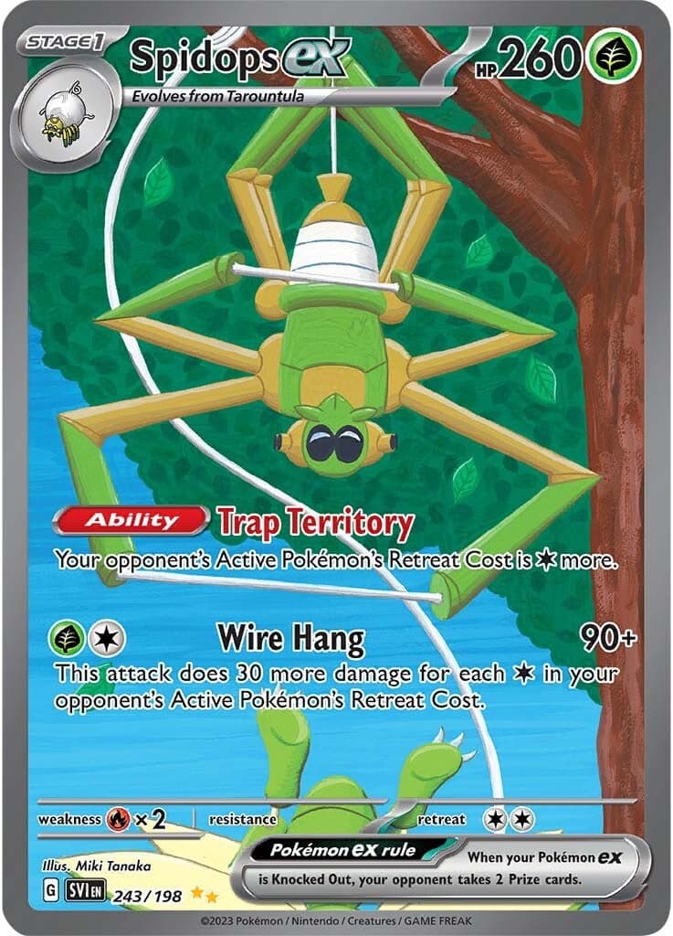 Spidops ex 243/198 - SV01 Scarlet & Violet Base Set Holofoil