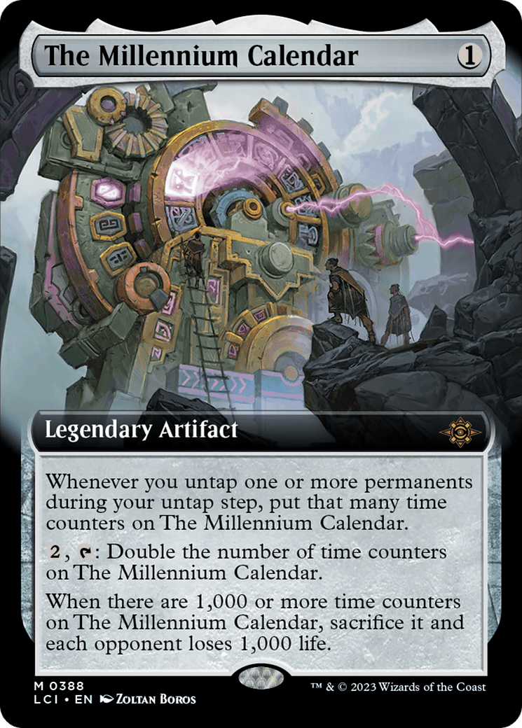 The Millennium Calendar (Extended Art) [The Lost Caverns of Ixalan] Foil