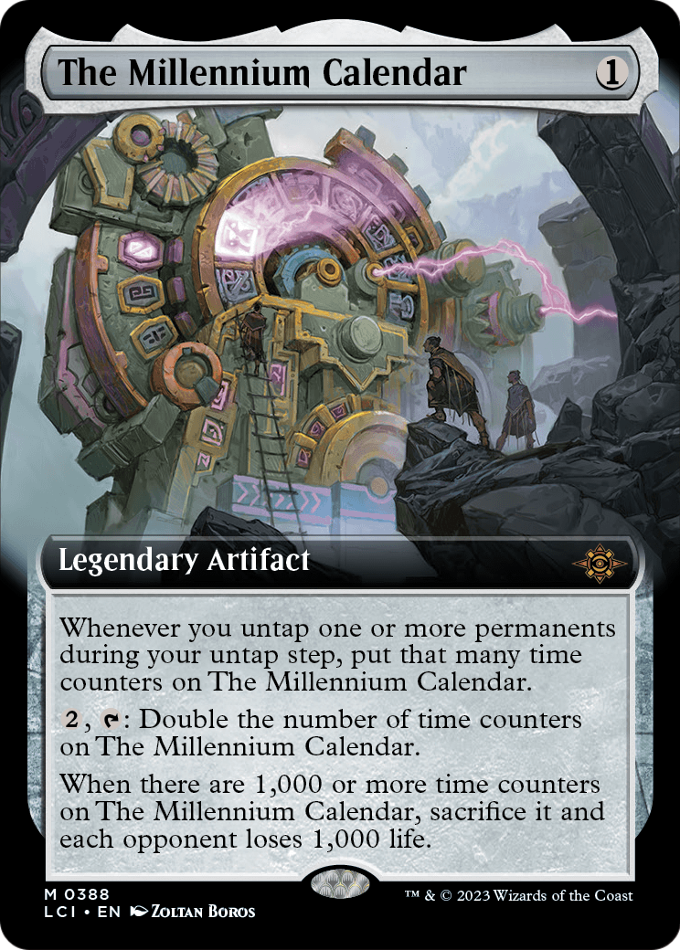 The Millennium Calendar (Extended Art) [The Lost Caverns of Ixalan] Foil