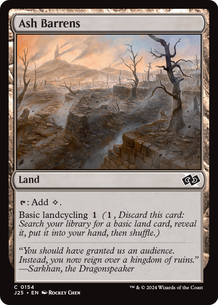 Ash Barrens (J25-154) - Foundations Jumpstart
