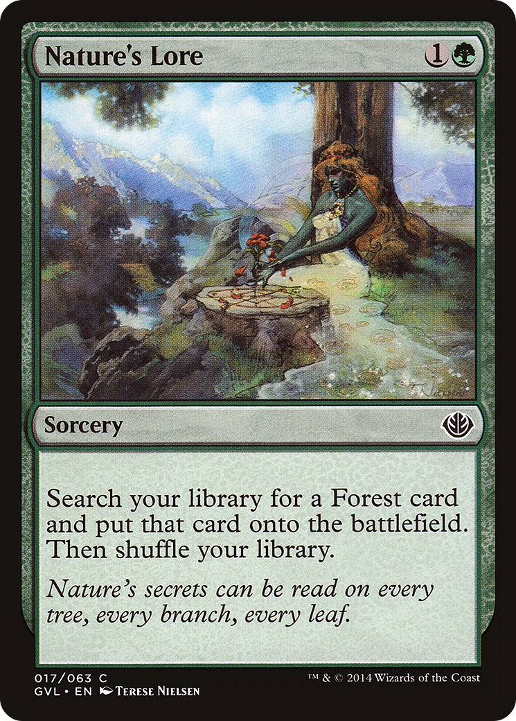 Nature's Lore () [Duel Decks Anthology: Garruk vs. Liliana]  Foil