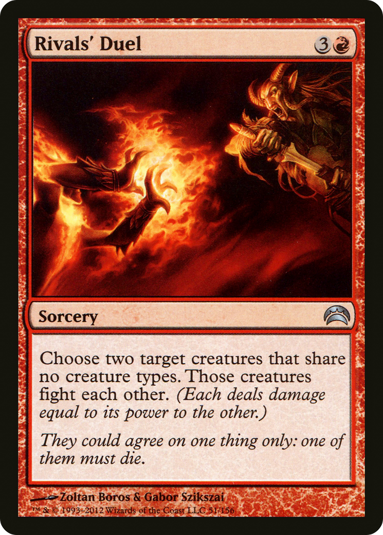 Rivals' Duel (051) [Planechase 2012]  Foil