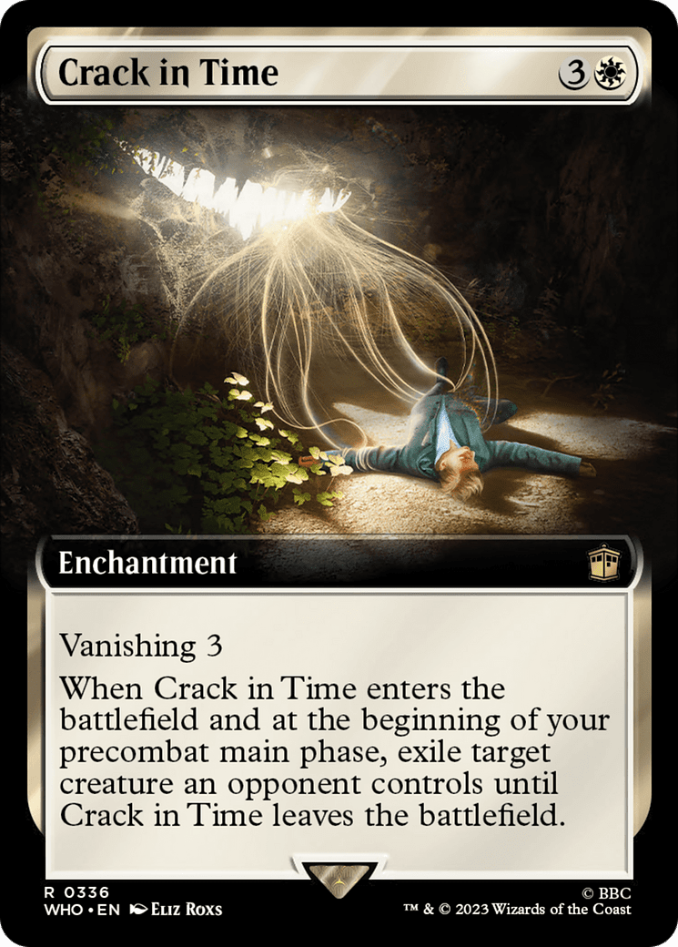 Crack in Time (Extended Art) [Doctor Who] Foil