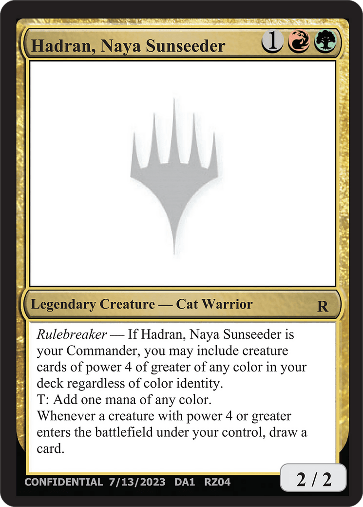 Hadran, Naya Sunseeder (DA1-RZ04B) - Unknown Event