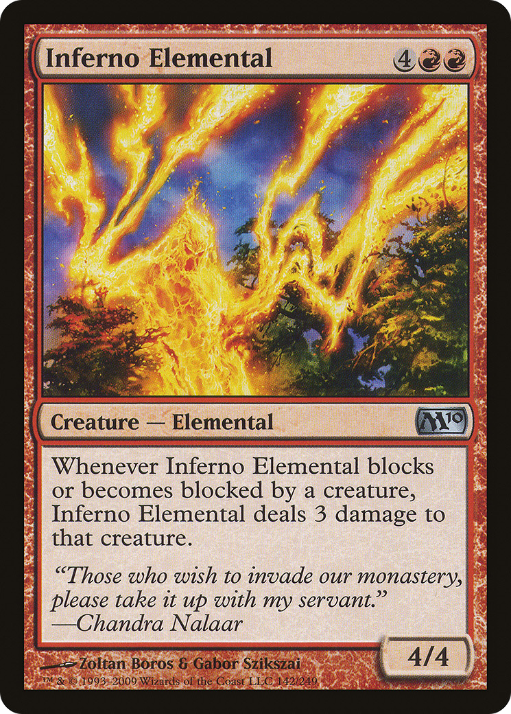Inferno Elemental [Magic 2010] Foil