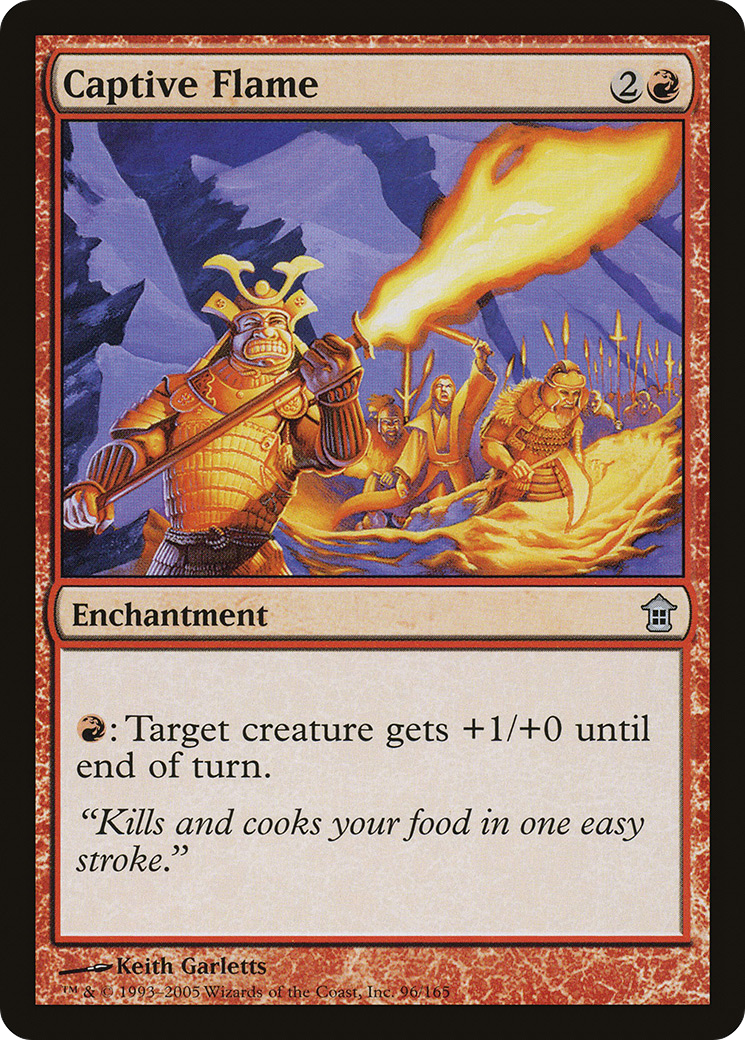 Captive Flame [Saviors of Kamigawa] Foil