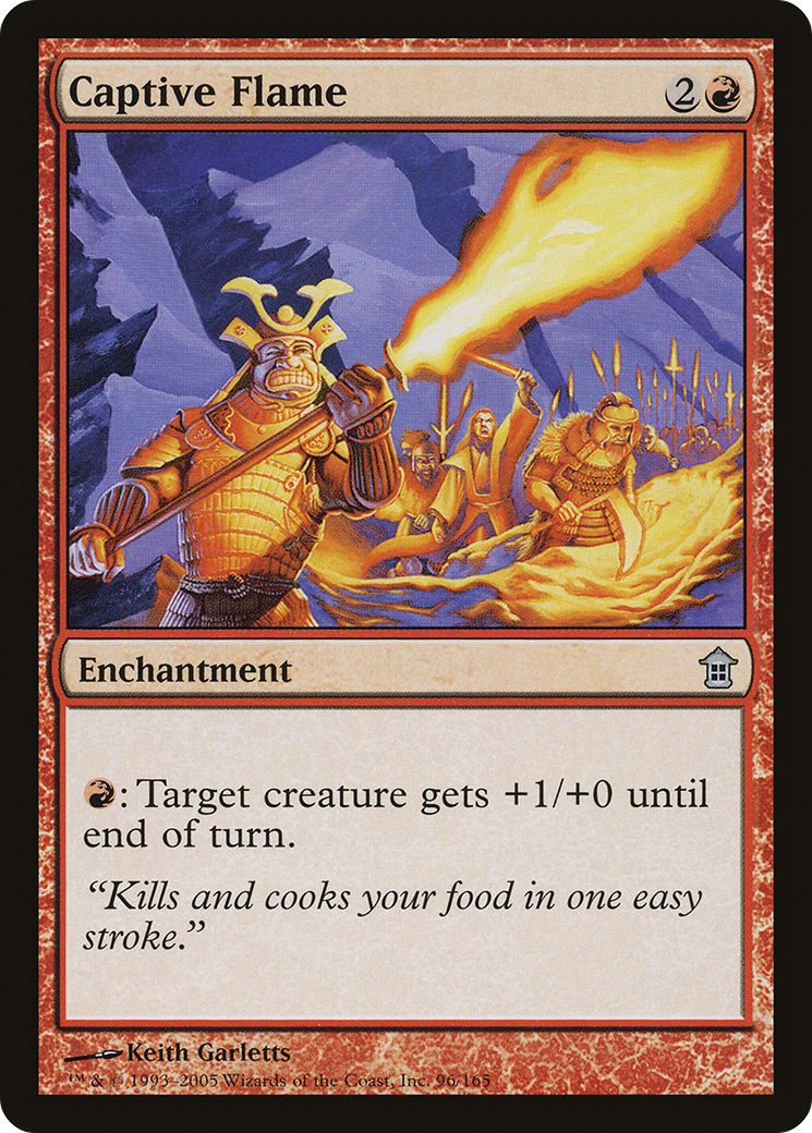 Captive Flame [Saviors of Kamigawa] Foil