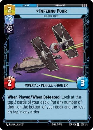Inferno Four - Unforgetting | Foil (031/252)  [Spark of Rebellion]