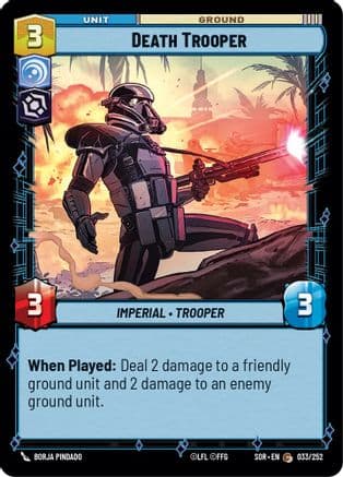 Death Trooper | Foil (033/252)  [Spark of Rebellion]