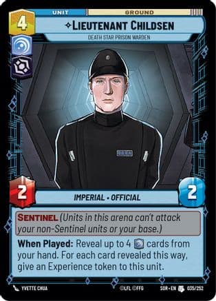 Lieutenant Childsen - Death Star Prison Warden |  (035/252)  [Spark of Rebellion]