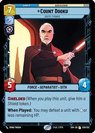 Count Dooku - Darth Tyranus |  (038/252)  [Spark of Rebellion]