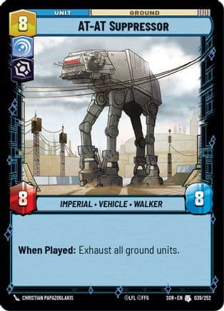 AT-AT Suppressor |  (039/252)  [Spark of Rebellion]