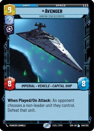 Avenger - Hunting Star Destroyer |  (040/252)  [Spark of Rebellion]