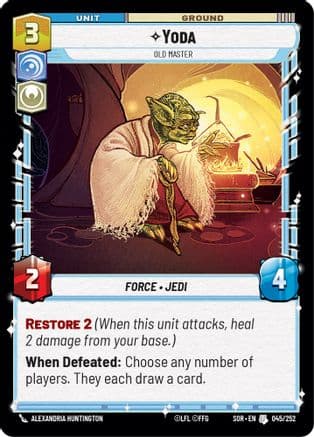 Yoda - Old Master | Foil (045/252)  [Spark of Rebellion]