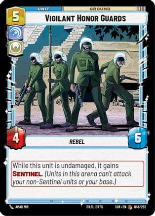 Vigilant Honor Guards | Foil (048/252)  [Spark of Rebellion]