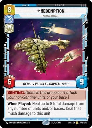 Redemption - Medical Frigate | Foil (052/252)  [Spark of Rebellion]