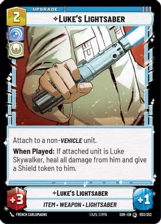 Luke's Lightsaber |  (053/252)  [Spark of Rebellion]