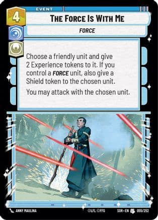 The Force is With Me | Foil (055/252)  [Spark of Rebellion]