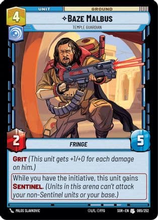 Baze Malbus - Temple Guardian | Foil (065/252)  [Spark of Rebellion]