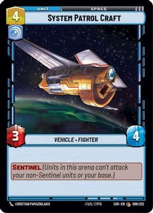 System Patrol Craft | Foil (066/252)  [Spark of Rebellion]
