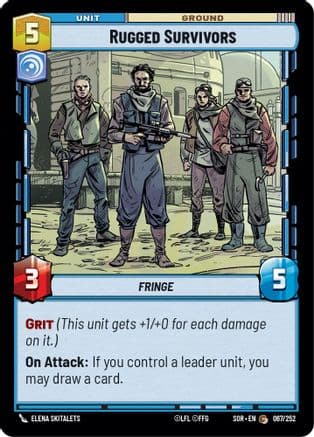 Rugged Survivors | Foil (067/252)  [Spark of Rebellion]