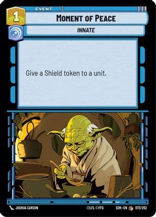 Moment of Peace | Foil (073/252)  [Spark of Rebellion]