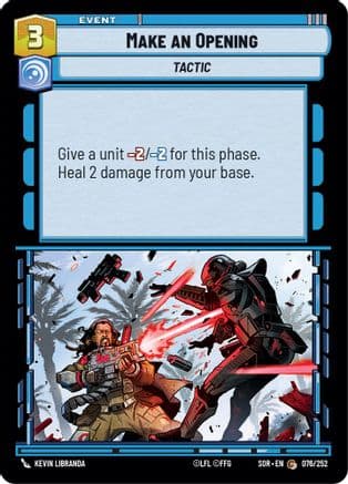 Make An Opening | Foil (076/252)  [Spark of Rebellion]