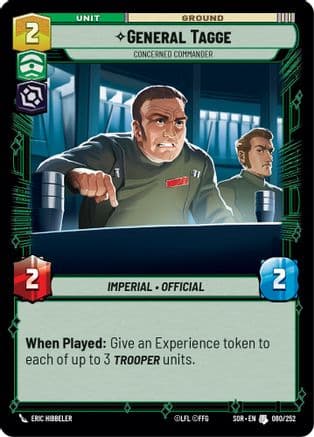 General Tagge - Concerned Commander |  (080/252)  [Spark of Rebellion]