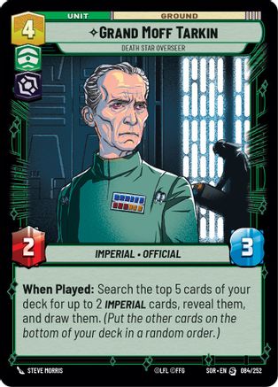 Grand Moff Tarkin - Death Star Overseer |  (084/252)  [Spark of Rebellion]