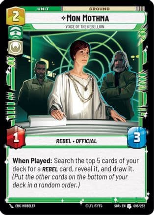 Mon Mothma - Voice of the Rebellion |  (096/252)  [Spark of Rebellion]