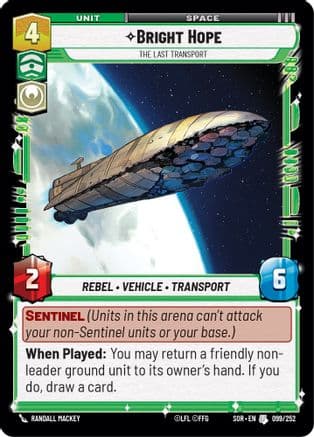 Bright Hope - The Last Transport | Foil (099/252)  [Spark of Rebellion]