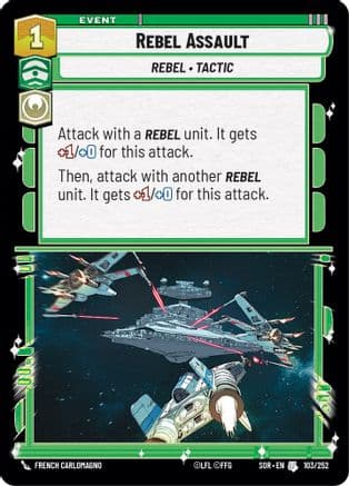Rebel Assault | Foil (103/252)  [Spark of Rebellion]