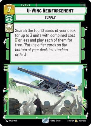 U-Wing Reinforcement |  (104/252)  [Spark of Rebellion]