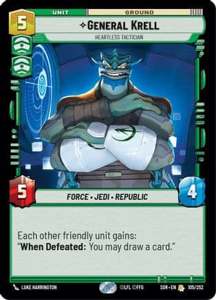 General Krell - Heartless Tactician |  (105/252)  [Spark of Rebellion]