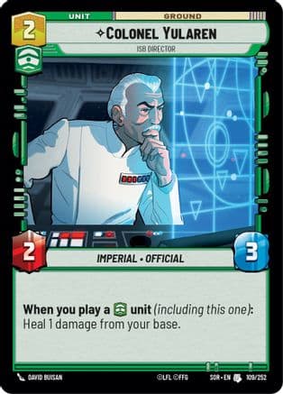 Colonel Yularen - ISB Director | Foil (109/252)  [Spark of Rebellion]