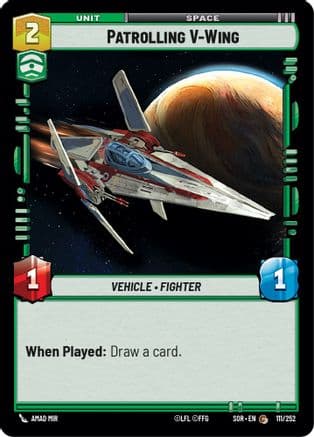 Patrolling V-Wing | Foil (111/252)  [Spark of Rebellion]