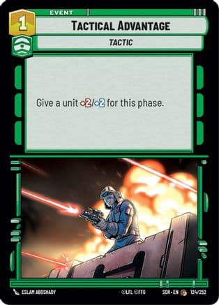 Tactical Advantage | Foil (124/252)  [Spark of Rebellion]
