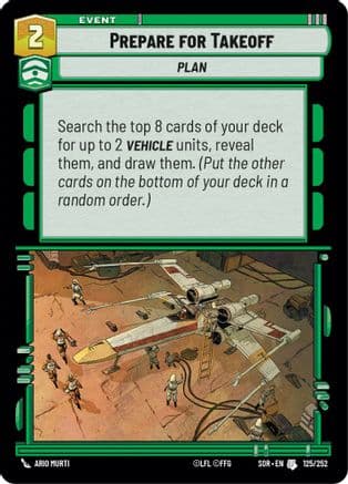 Prepare for Takeoff | Foil (125/252)  [Spark of Rebellion]