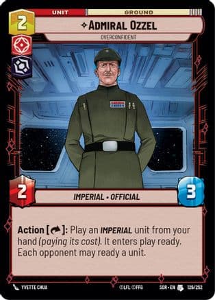 Admiral Ozzel - Overconfident |  (129/252)  [Spark of Rebellion]