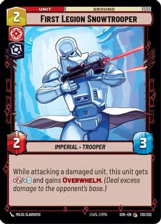 First Legion Snowtrooper | Foil (130/252)  [Spark of Rebellion]