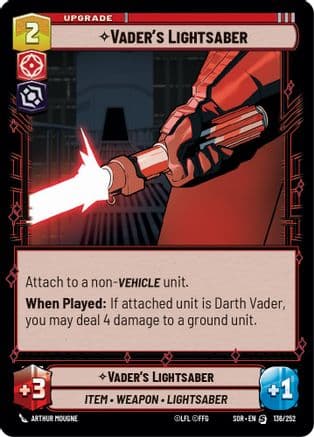 Vader's Lightsaber |  (136/252)  [Spark of Rebellion]
