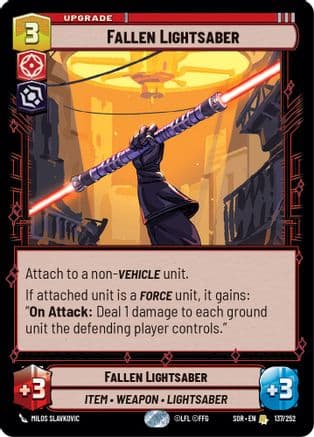 Fallen Lightsaber |  (137/252)  [Spark of Rebellion]