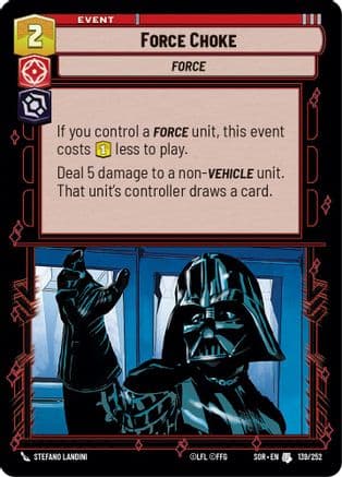 Force Choke | Foil (139/252)  [Spark of Rebellion]