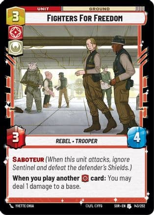 Fighters For Freedom | Foil (143/252)  [Spark of Rebellion]